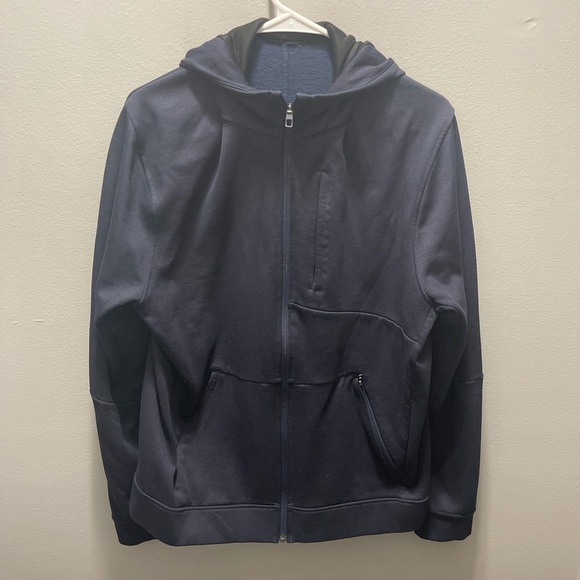 lululemon athletica Other - Lululemon City Sweat Zip Hoodie *Thermo Heathered Nautical Navy Size Large Men's